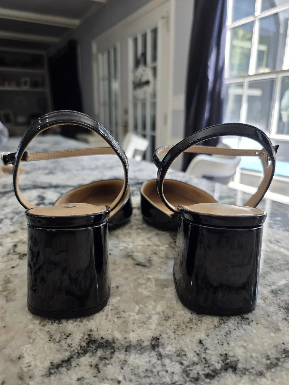 Unisa Slingback Chunky Heels. Preloved.